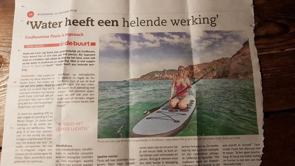 Artikel Indebuurt en krant Groot Eindhoven over Supcoach